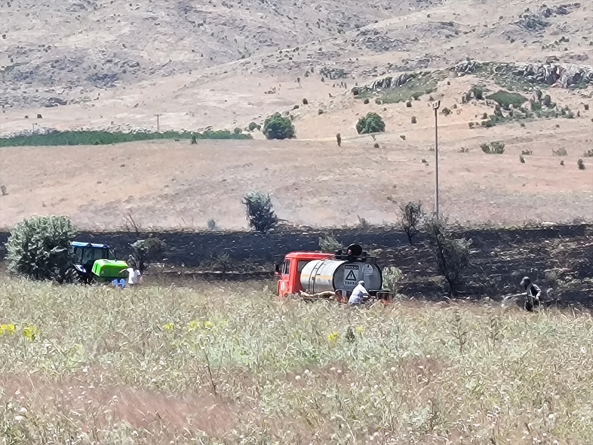 Malatya'da çıkan örtü yangını kontrol altına alındı