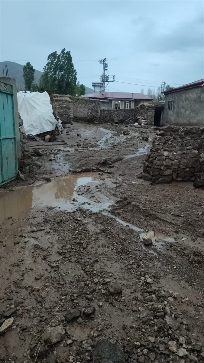 Ağrı ve Kars'ta sel bazı köylerde hasara yol açtı