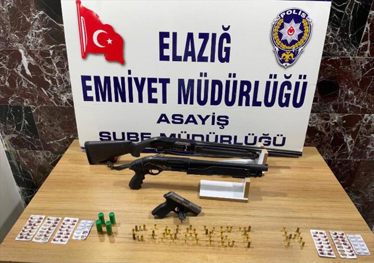 Elazığ'da asayiş operasyonlarında yakalanan 8 zanlı tutuklandı