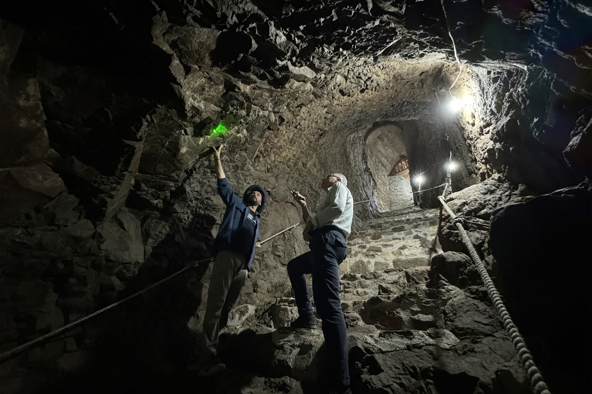 Elazığ'da restore edilen yaklaşık 2 bin 800 yıllık su sarnıcı turizme kazandırıldı