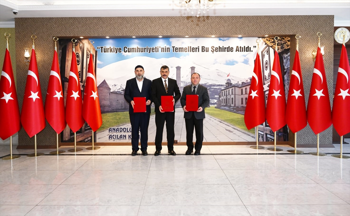 Erzurum'da meslek lisesi öğrencilerinin uygulamalı eğitimi için işbirliği yapıldı